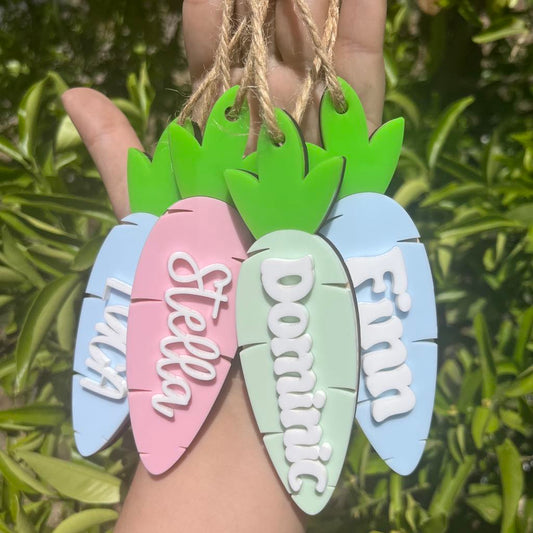 Carrot Basket Tag (Acrylic)