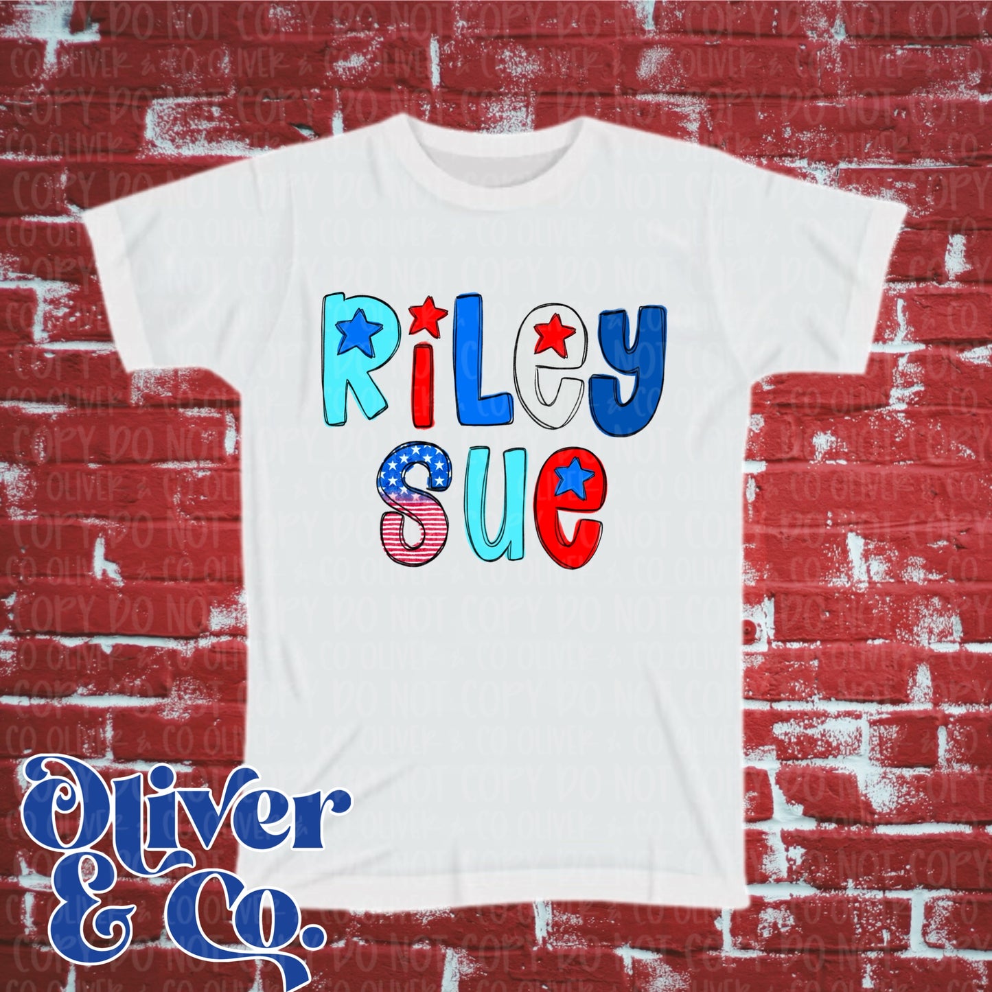 Red, White & Due! Patriotic Alpha