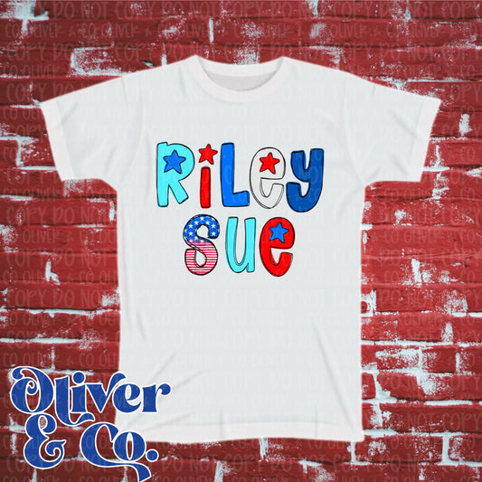 Red, White & Due! Patriotic Alpha