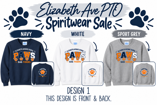 Elizabeth Avenue School - Spiritwear Crewnecks