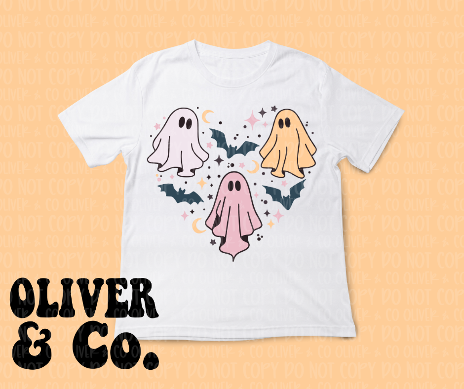 Spooky Halloween -- Ghost x 3