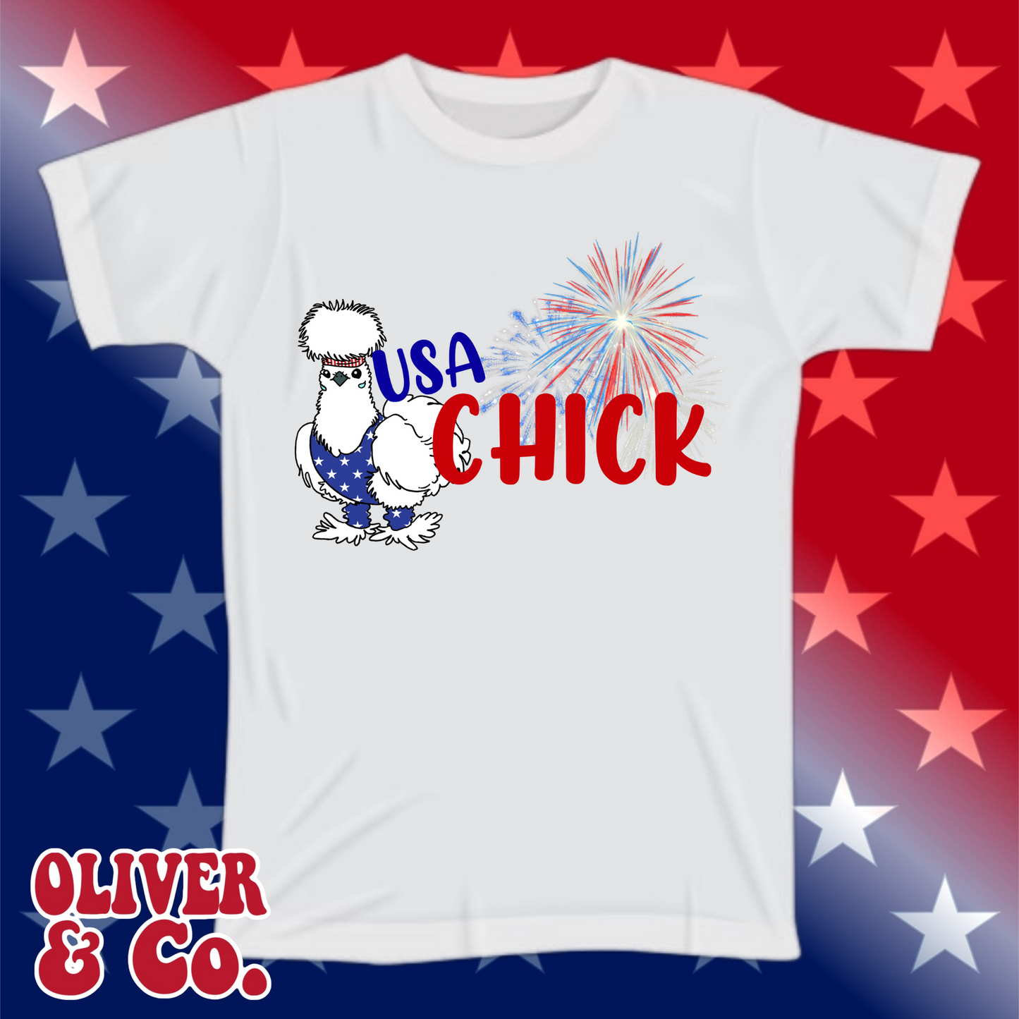 Red, White & Boom -- USA Chick