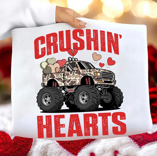 Valentine's Day 2026 ~ Crushin' Hearts Monster Truck