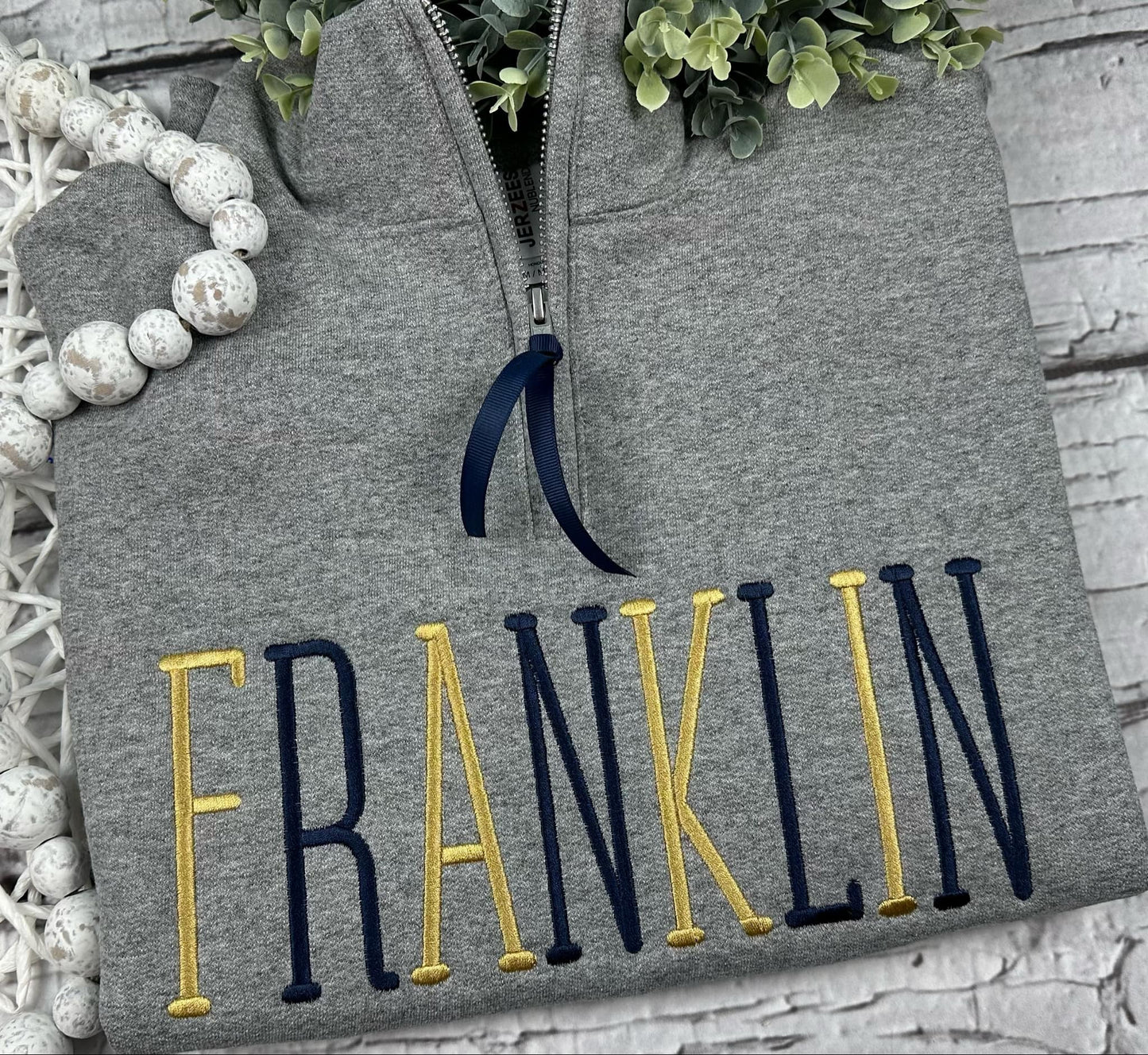 ~PREORDER~ Embroidered 1/4 Zip