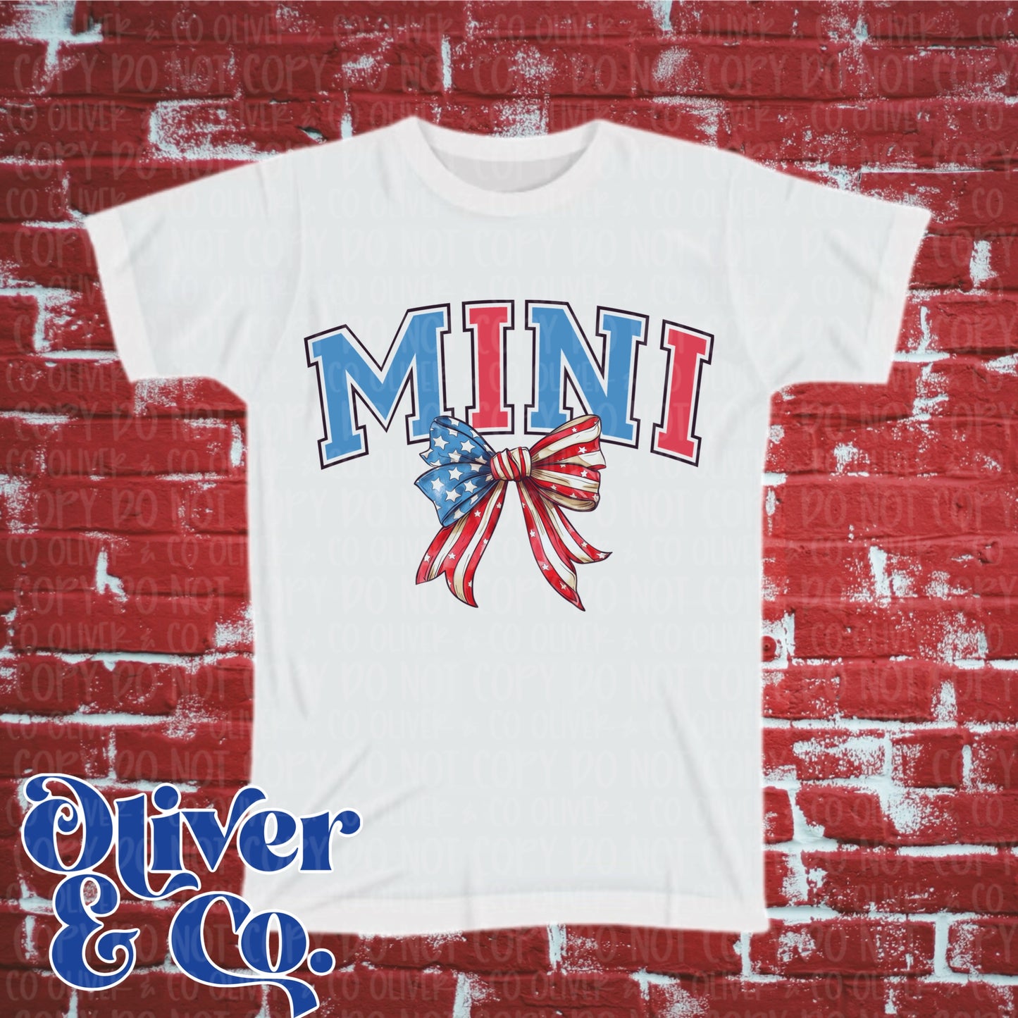 Red, White & Due! Mini with Bow