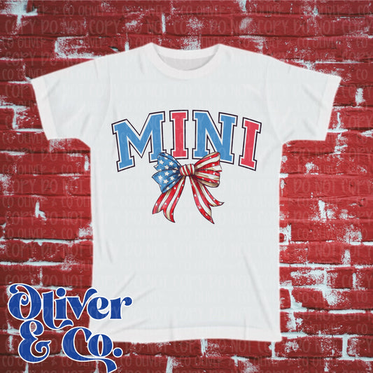Red, White & Due! Mini with Bow
