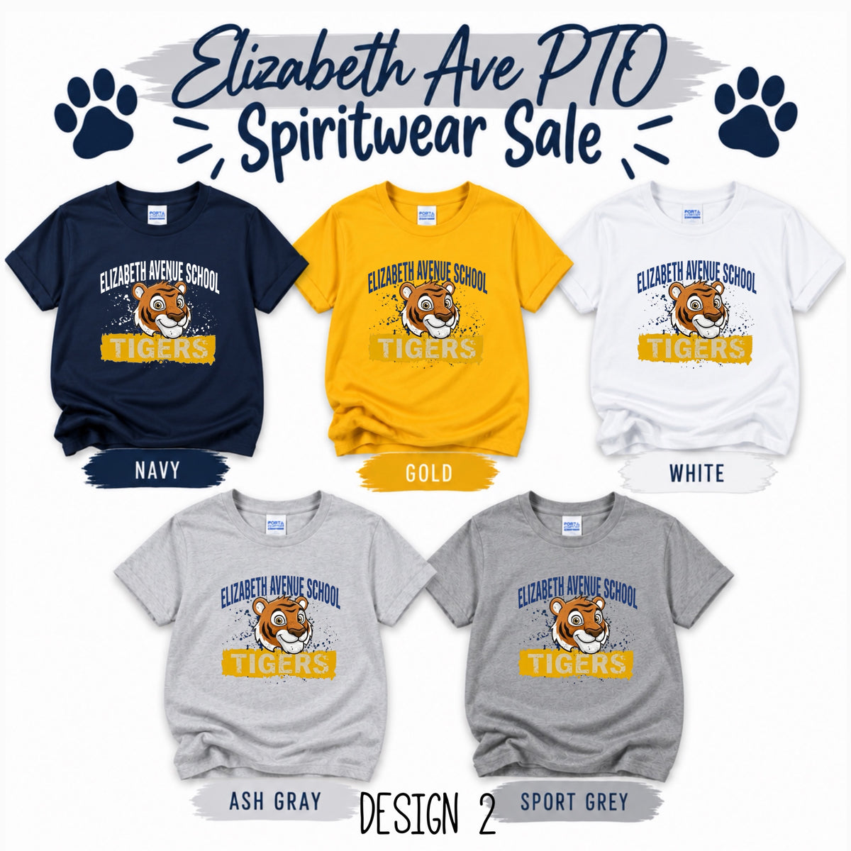 Elizabeth Avenue School - Spiritwear T-Shirts
