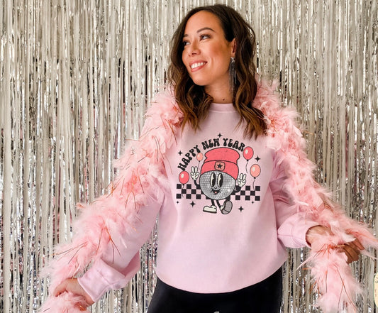 Wake Me When The Ball Drops --Retro Pink