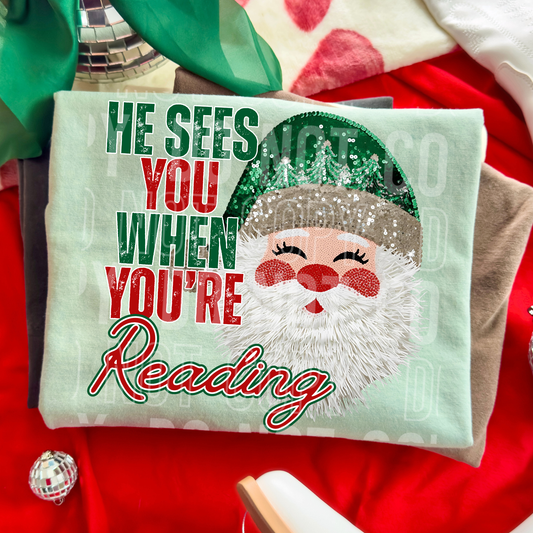 Christmas 2025 - He see you when you're reading