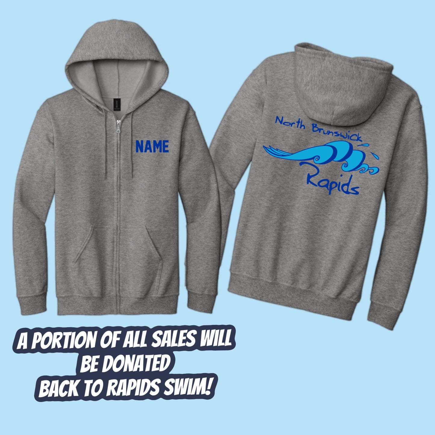 NB Rapids Swim - Full Zip Hoodie (Toddler-Adult)