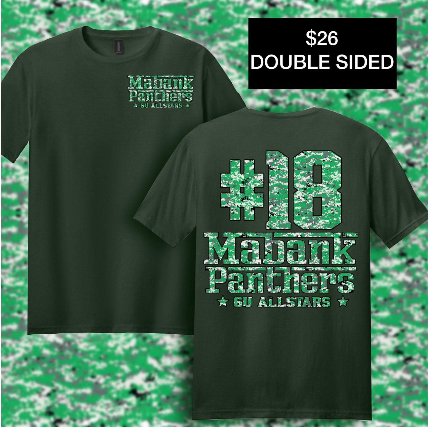 Mabank Panthers - Personalized Jersey Number