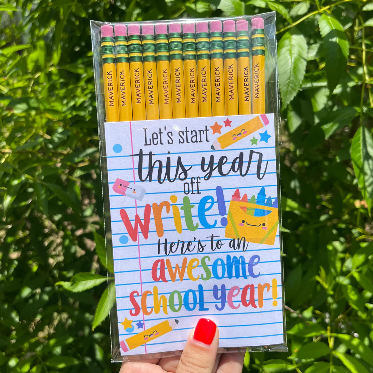 Personalized Ticonderoga Pencils ~ 12 Pack