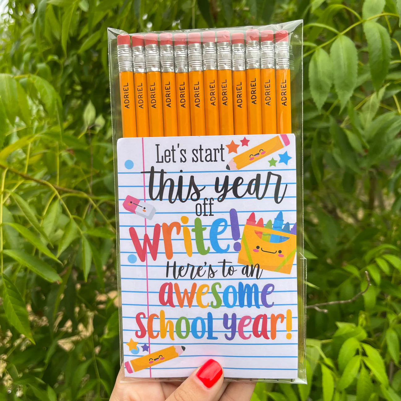 Personalized Generic Brand Pencils ~ 12 Pack