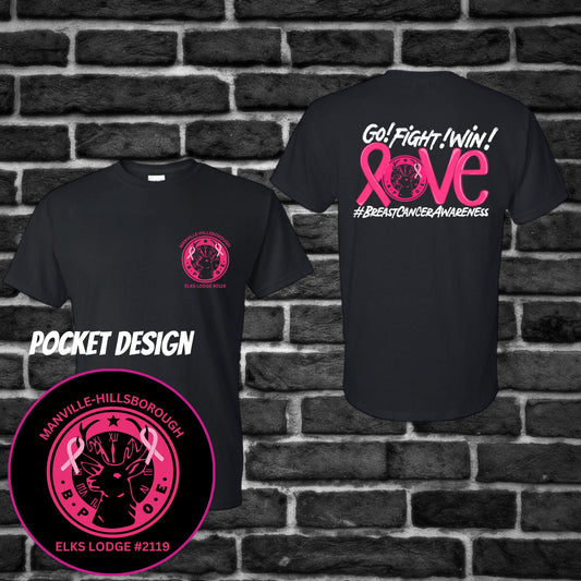 Elks Lodge #2119 - Breast Cancer (Black)