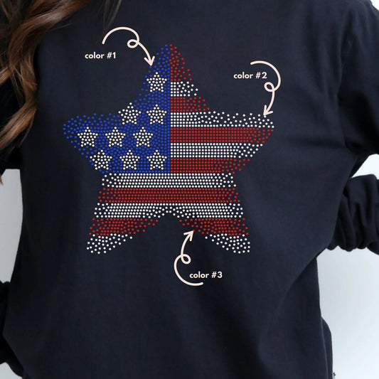Red, White & Blue -- Spangle Star