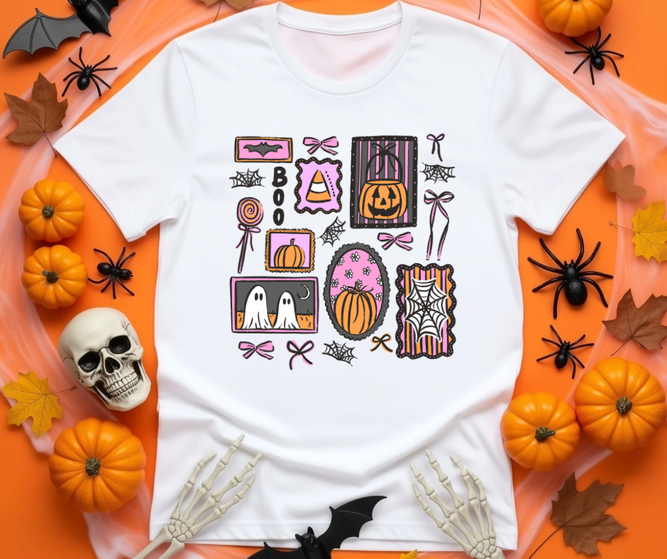 Let's Get Spooky -- Boo (Pink)