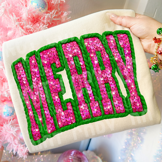 Christmas 2025 - Merry Sequin Yarn