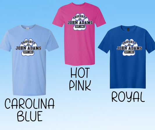 John Adams Spirit Wear - T-Shirt  (Toddler-Adult)