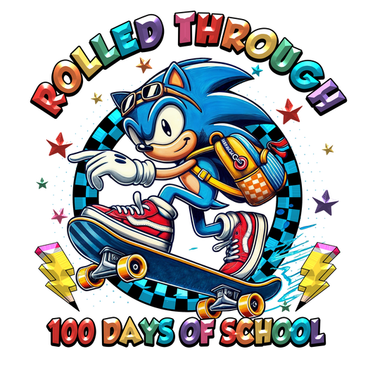 100 Days of School -- Rolled Through