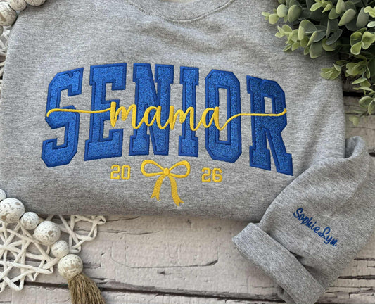 - Embroidered - Pre Order --> Senior Satin Embroidery