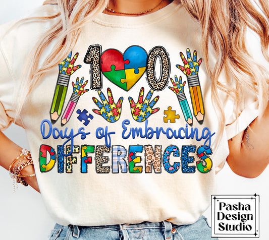 100 Days of School -- 100 Days of Embracing Differences