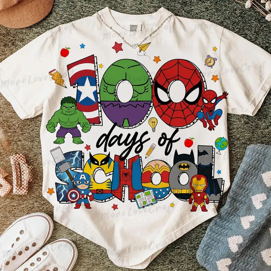 100 Days of School -- Superhero