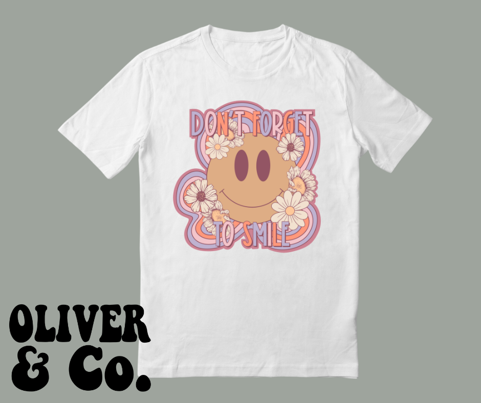 Note to self . . Don't forget to smile