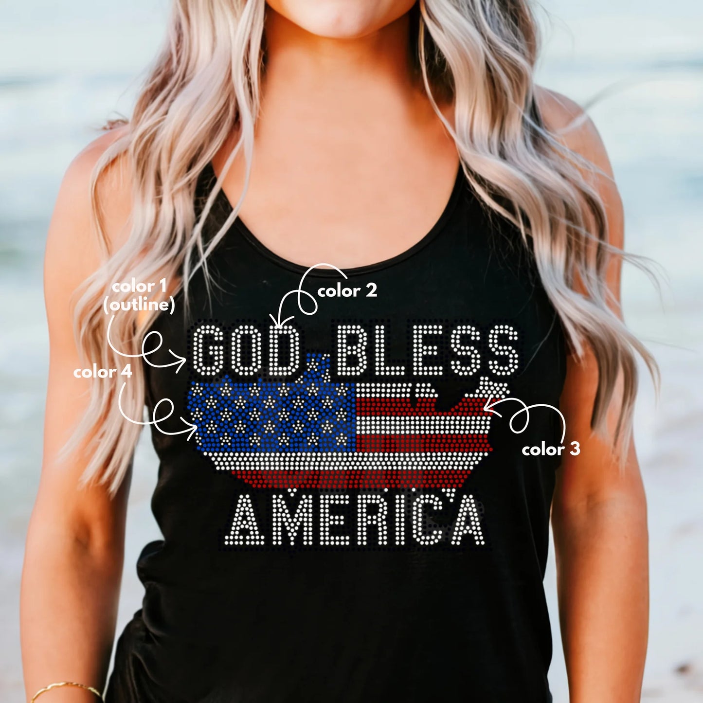 Red, White & Blue -- Spangle God Bless America