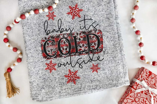 Baby It's Cold Outside Blanket