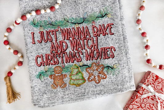 Bake & Watch Christmas Movies Blanket