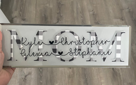 Mother's Day 2022 -- Personalized Glass Tile