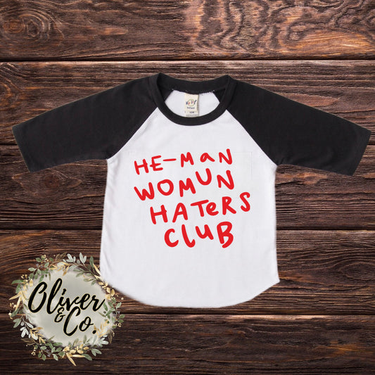 The Little Rascals -- He-Man Womun Hater's Club (Black Sleeves/White Middle)