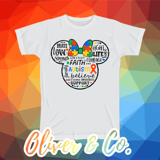 Autism Awareness — Girl Mouse