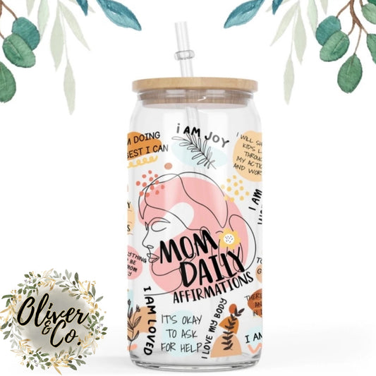 Glass Can — Mom Affirmations