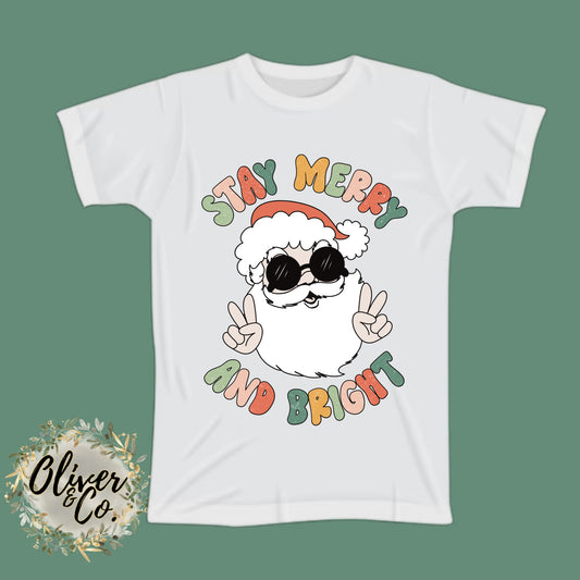 Merry & Bright -- Retro Santa (Santa Hat)