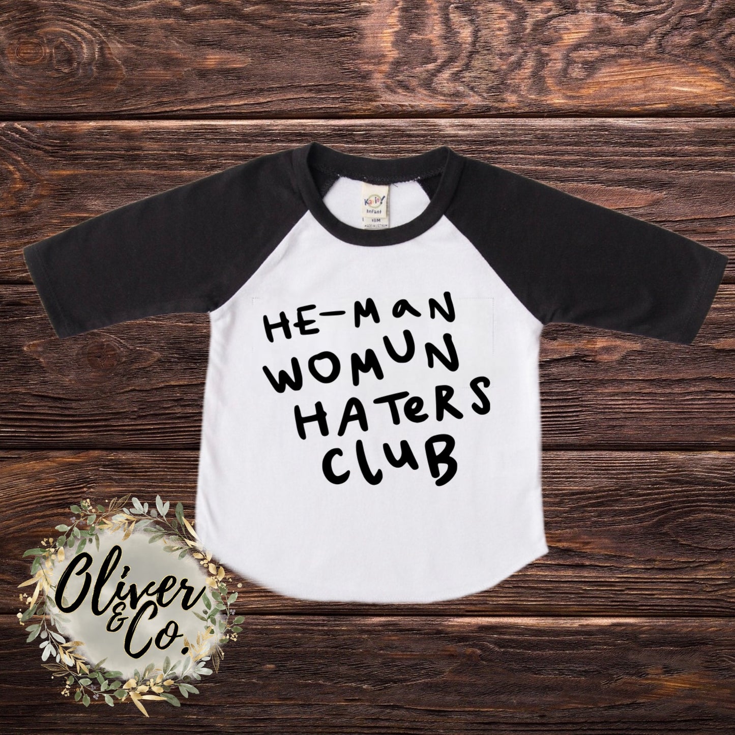The Little Rascals -- He-Man Womun Hater's Club (Black Sleeves/White Middle)