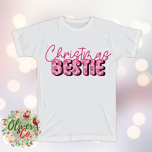 Dreaming of a Two & Moon Christmas -- Pink Christmas Bestie