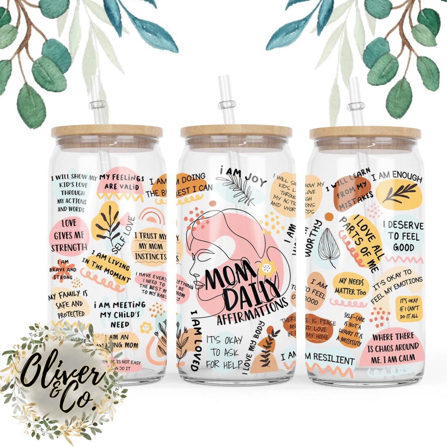 Glass Can — Mom Affirmations