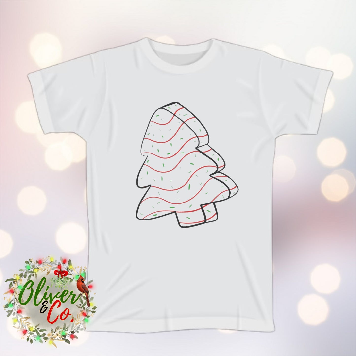Dreaming of a Two & Moon Christmas -- Tree Cake