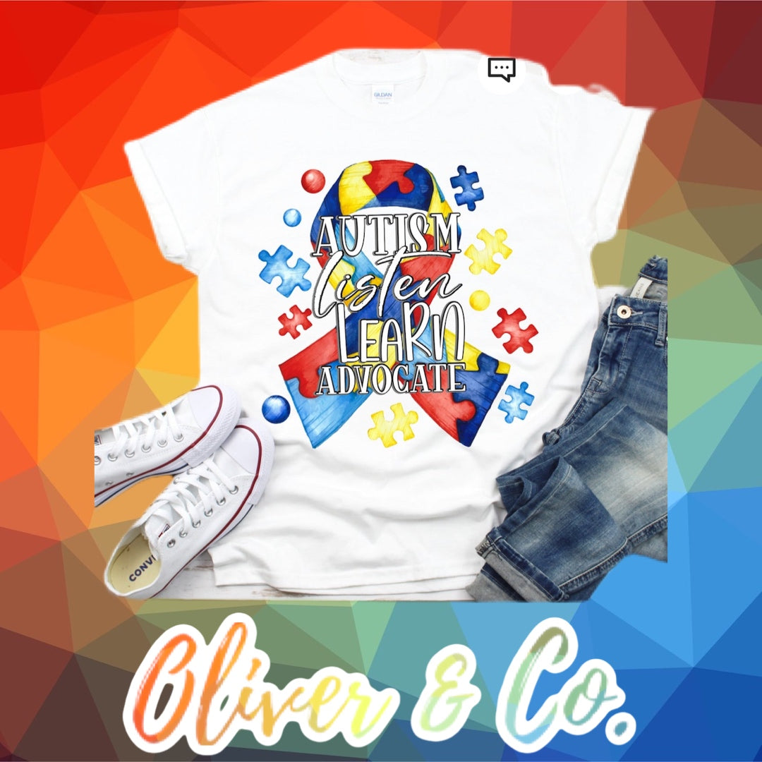 Autism Awareness — Ribbon – Oliver & Co.